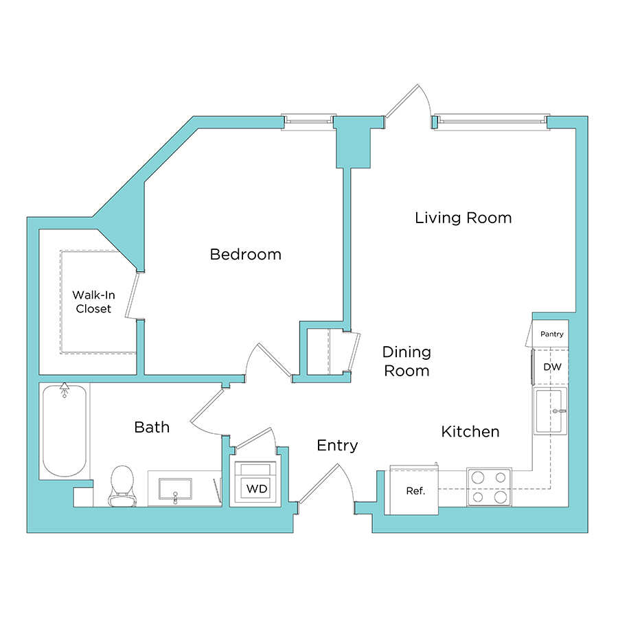 Oceanaire Apartments floorplan